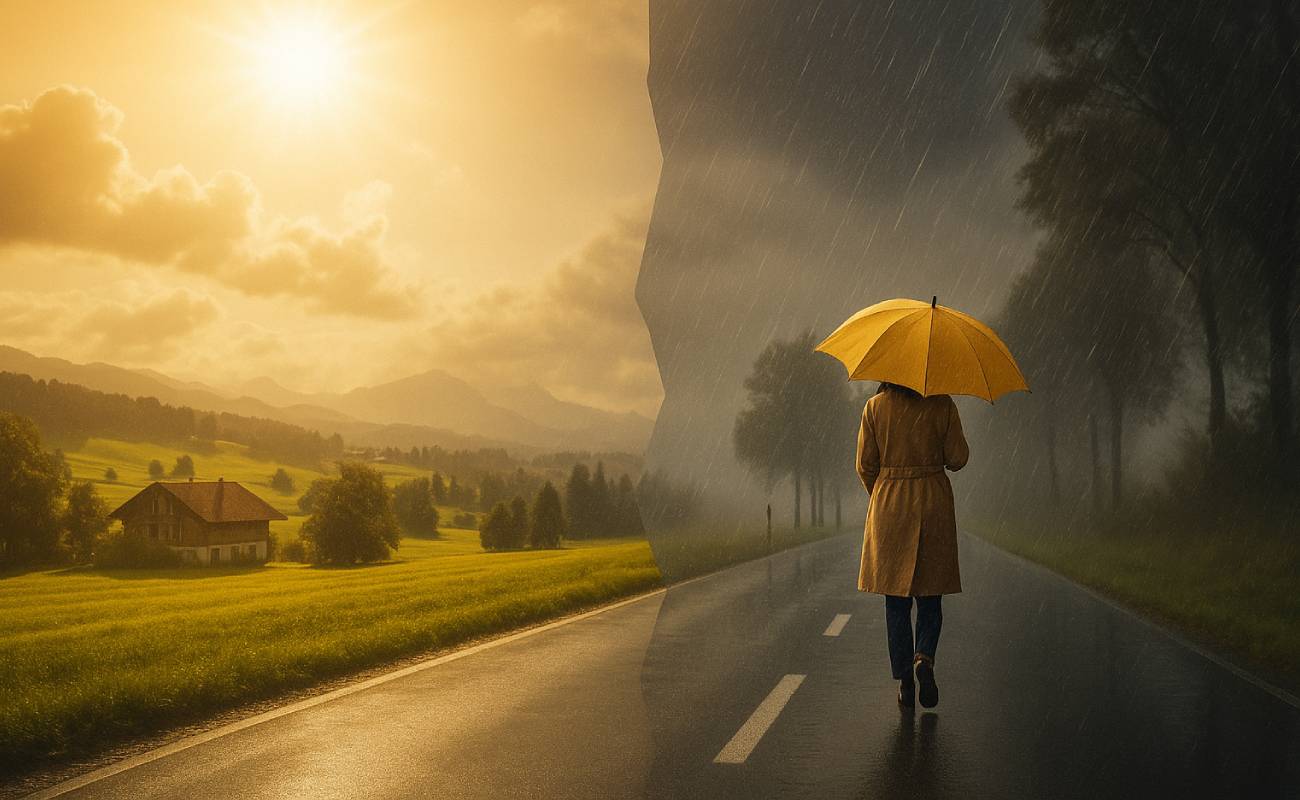 İsviçre’de 'bomba siklonu': Rüzgâr, yağmur ve güneş bir arada