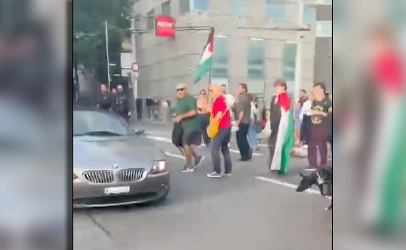 Lozan’da Filistin yürüyüşüne araçlı saldırı: 2 yaralı