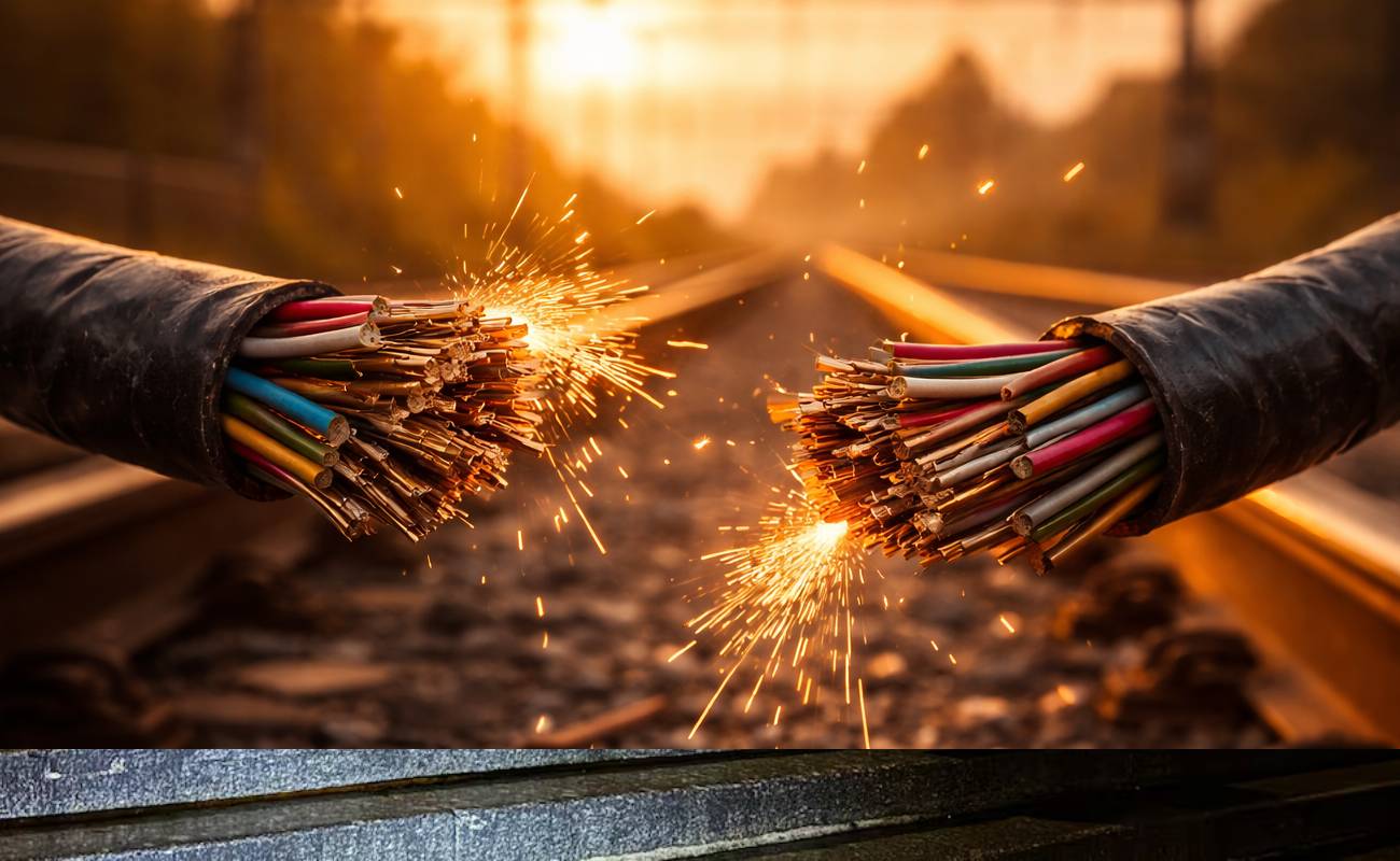 Gelsenkirchen’de kablo alarmı demiryolunu aksattı