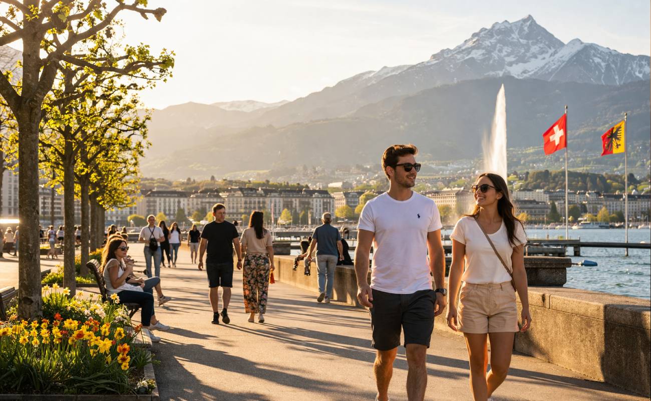 İsviçre’ye tişörtlük havalar geliyor