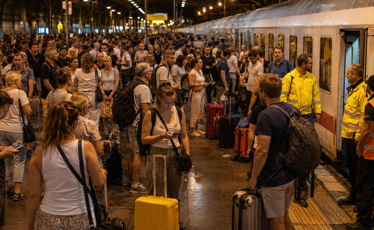 Demiryolu kaosu! Almanya’da trenler ülke çapında durdu